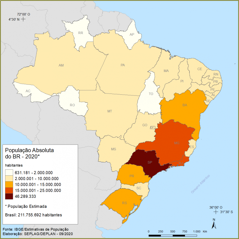 População Absoluta - Atlas Socioeconômico do Rio Grande do Sul