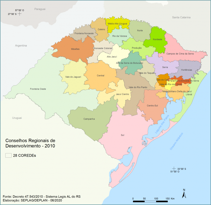 Conselhos Regionais De Desenvolvimento Coredes Atlas Socioeconomico Do Rio Grande Do Sul